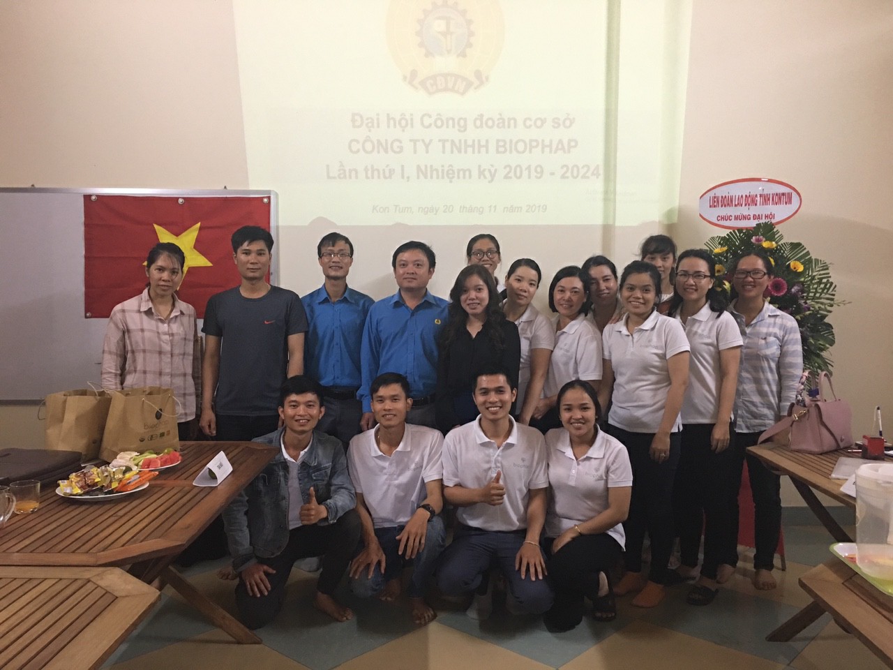 CĐCS Công ty TNHH Biophap tổ chức Đại hội lần thứ I, nhiệm kỳ (2019 – 2024)