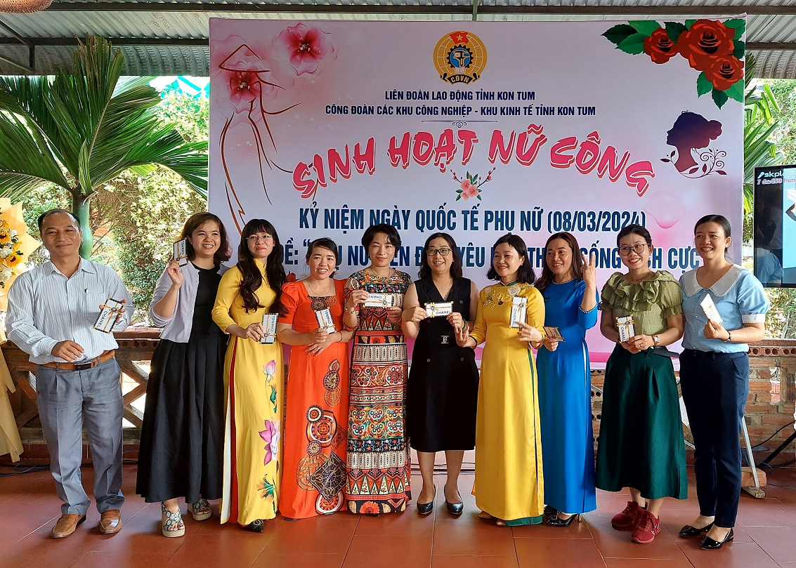 Công đoàn các Khu Công nghiệp – Khu Kinh tế tỉnh tổ chức hoạt động nữ công nhân ngày Quốc tế phụ nữ 8/3