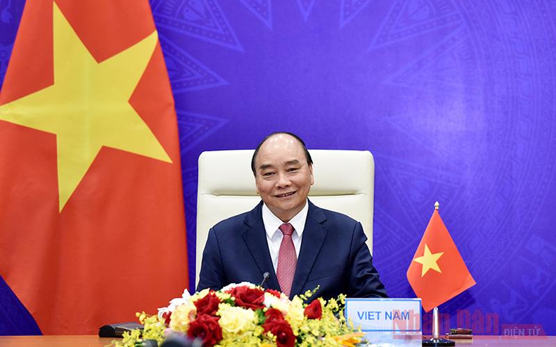 Chủ tịch nước Nguyễn Xuân Phúc điện đàm với Tổng Bí thư, Chủ tịch Trung Quốc Tập Cận Bình