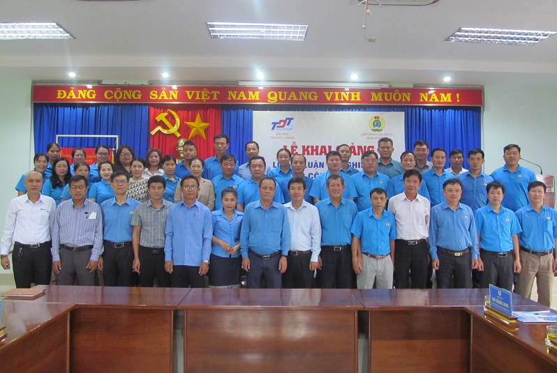 Liên đoàn Lao động tỉnh phối hợp Trường Đại học Tôn Đức Thắng khai giảng lớp Lý luận và Nghiệp vụ Công đoàn tại Kon Tum