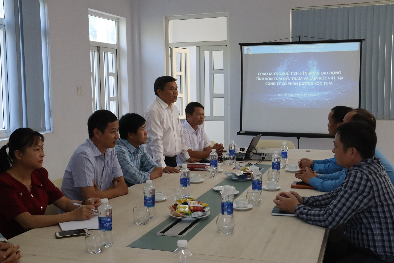 Nắm tình hình sản xuất, kinh doanh, lao động, việc làm sau Tết Nguyên đán 2024 tại một số doanh nghiệp trên địa bàn thành phố Kon Tum