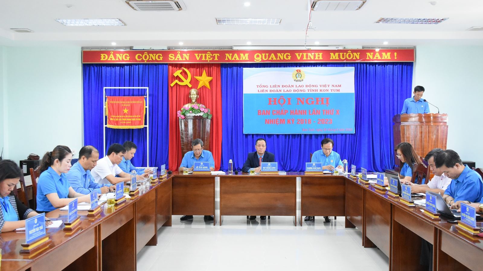 Hội nghị Ban Chấp hành Liên đoàn Lao động tỉnh lần thứ X, nhiệm kỳ 2018 - 2023
