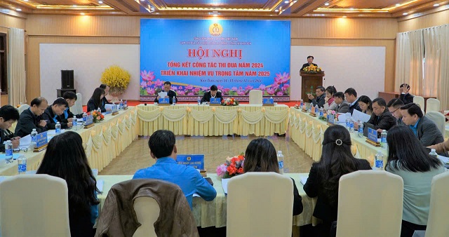 Cụm thi đua số 8 - Liên đoàn Lao động 5 tỉnh khu vực Tây Nguyên Tổ chức Hội nghị tổng kết phong trào thi đua năm 2024 và phương hướng, nhiệm vụ năm 2025