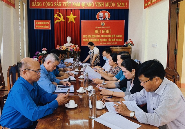 Hội nghị BCH Liên đoàn Lao động huyện Đăk Tô lần thứ XV, nhiệm kỳ 2018-2023