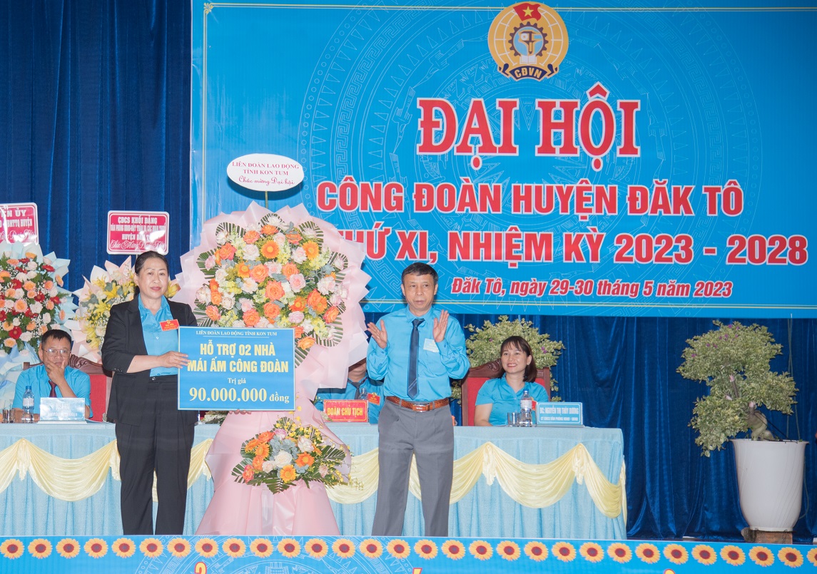 Đại hội Công đoàn huyện Đăk Tô lần thứ XI, nhiệm kỳ 2023-2028