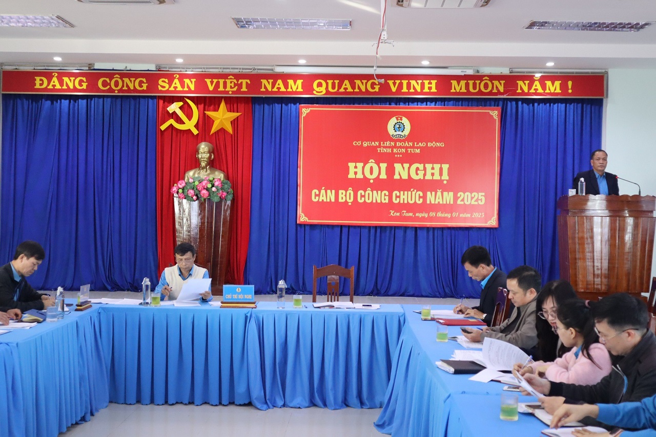 Hội nghị cán bộ công chức cơ quan Liên đoàn Lao động tỉnh