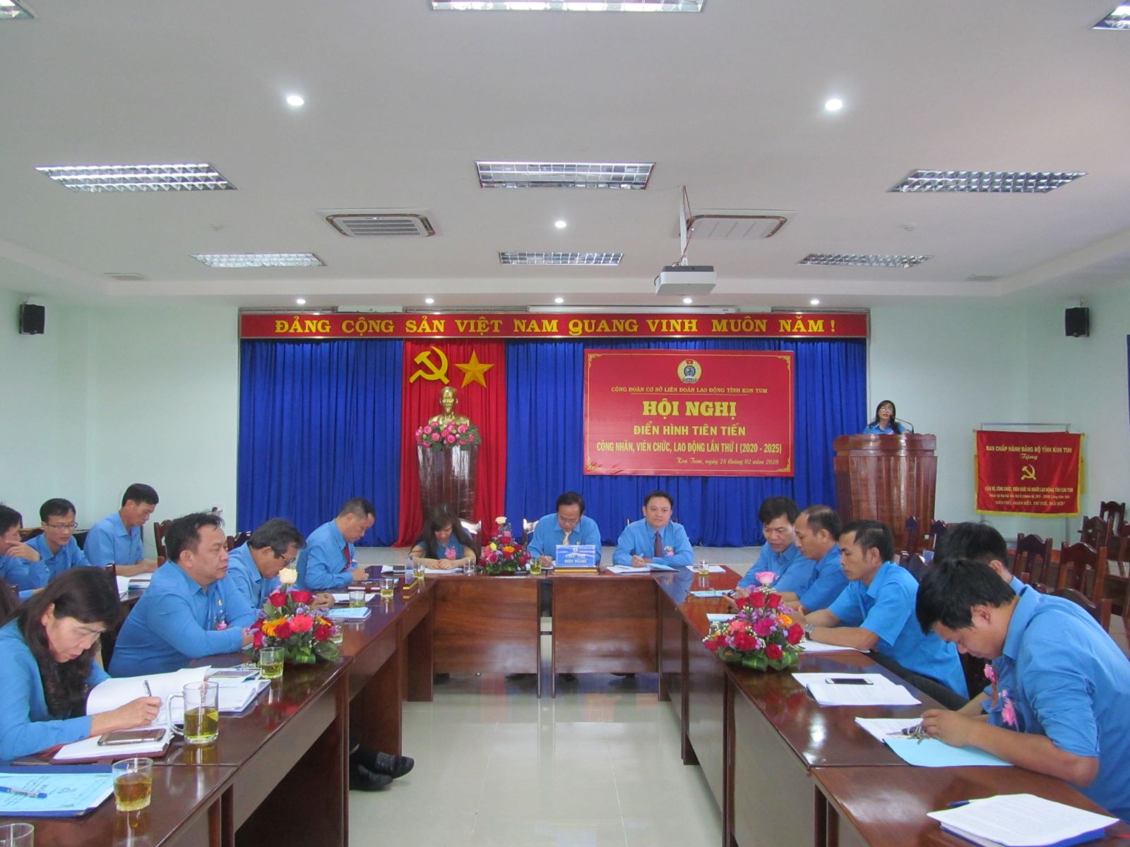 Công đoàn cơ sở Liên đoàn Lao động tỉnh tổ chức Hội nghị điển hình tiên tiến CNVCLĐ lần thứ I, giai đoạn 2020-2025.