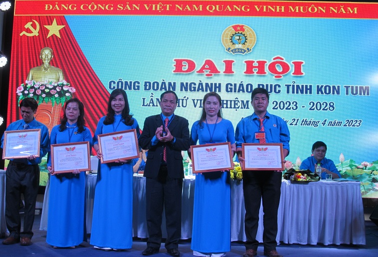 Đại hội Công đoàn ngành Giáo dục tỉnh Kon Tum lần thứ VII nhiệm kỳ 2023-2028