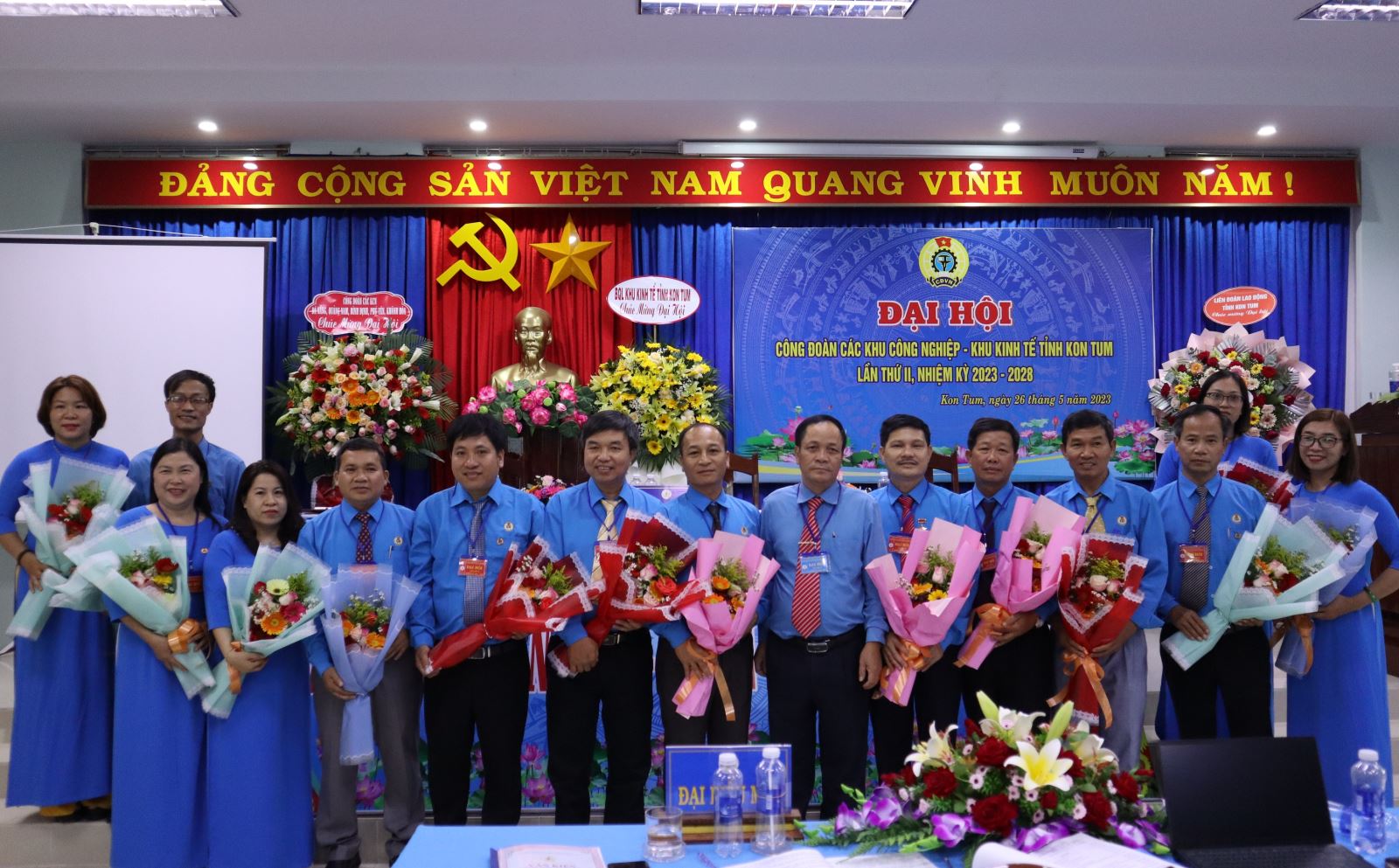 Đại hội Công đoàn các Khu công nghiệp - Khu kinh tế tỉnh lần thứ II, nhiệm kỳ 2023-2028