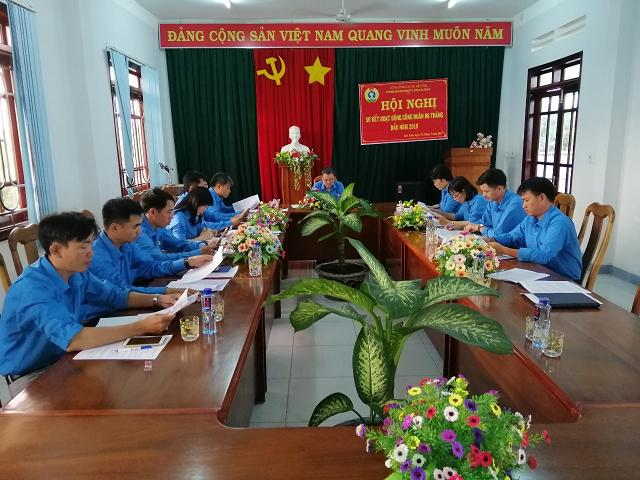 Công đoàn Cao su Sa Thầy sơ kết 06 tháng đầu năm 2019