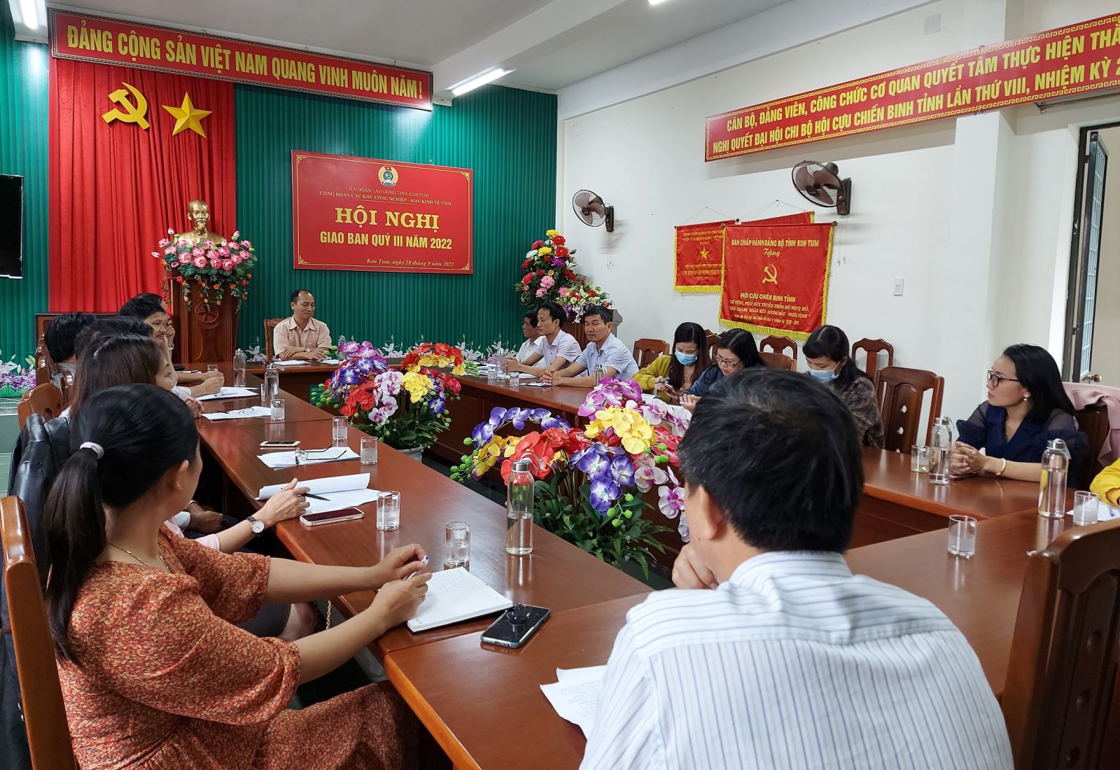 Hội nghị Giao ban Công đoàn các Khu công nghiệp - Khu kinh tế tỉnh quý III năm 2022