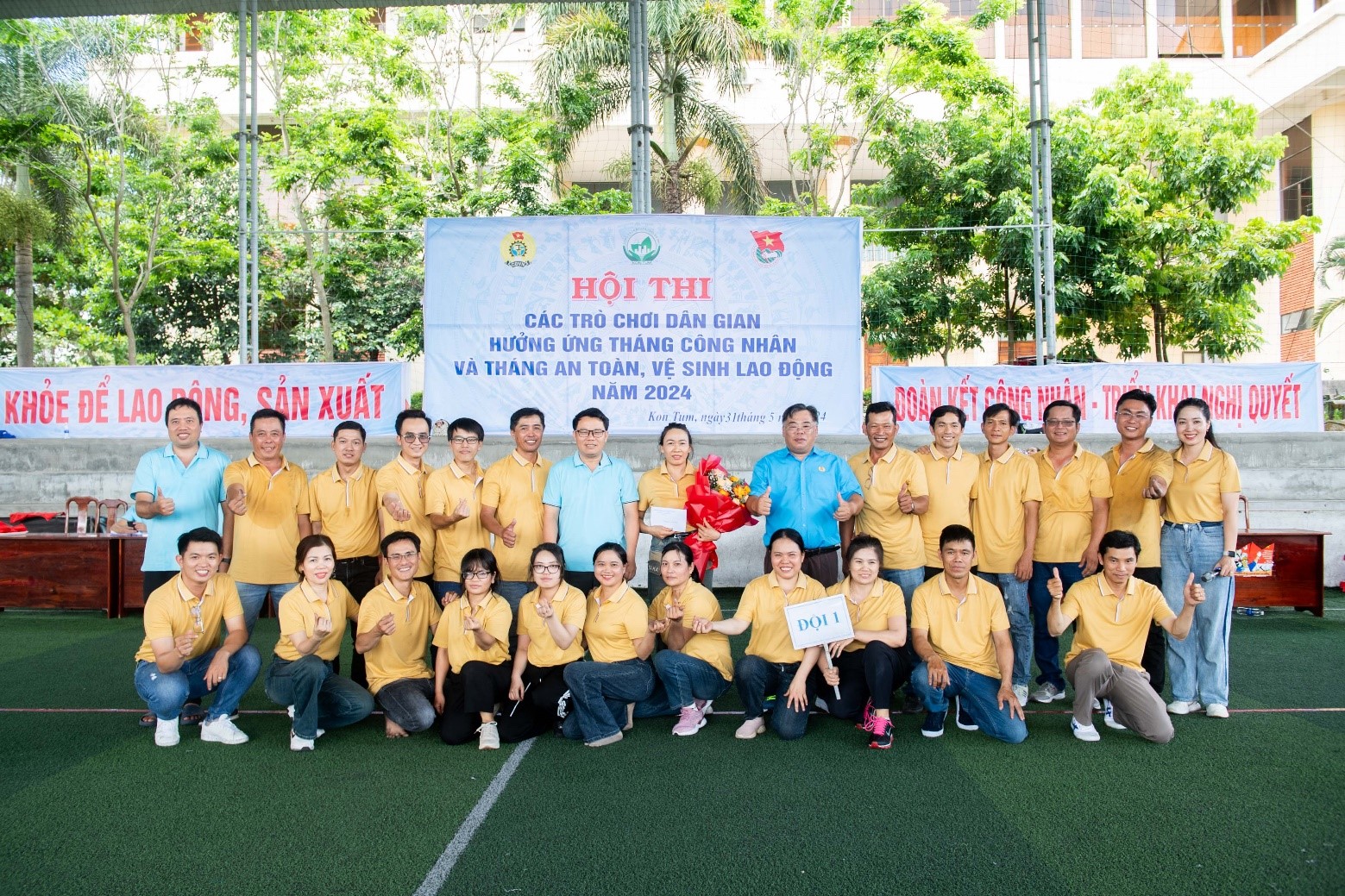 CÔNG TY CỔ PHẦN MÔI TRƯỜNG ĐÔ THỊ KON TUM TỔ CHỨC HOẠT ĐỘNG “THÁNG CÔNG NHÂN” NĂM 2024