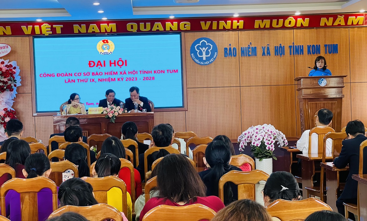 Công đoàn cơ sở Bảo hiểm xã hội tỉnh Đại hội lần thứ IX, nhiệm kỳ 2023-2028