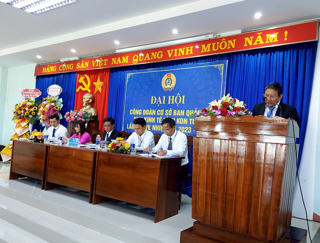 Đại hội CĐCS Ban quản lý khu kinh tế tỉnh lần thứ IV, nhiệm kỳ 2023-2028