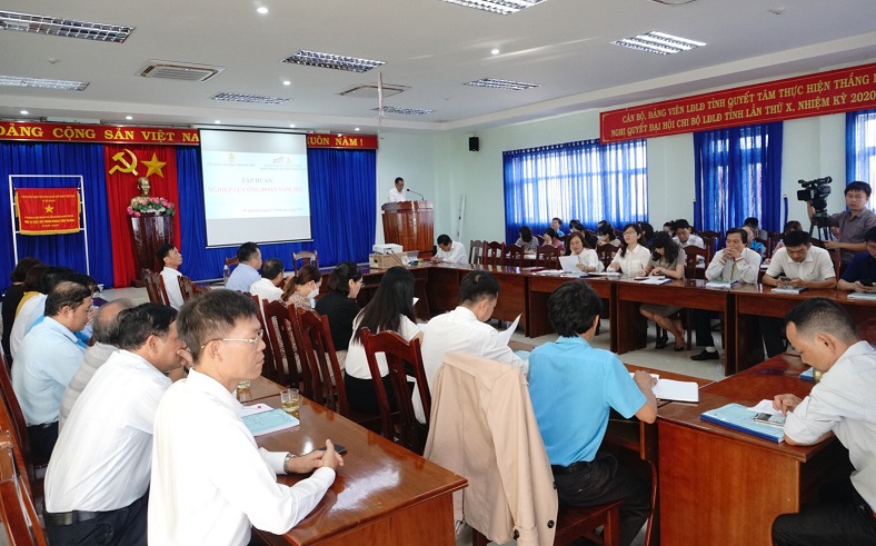 Liên đoàn Lao động tỉnh tập huấn nghiệp vụ công đoàn năm 2022